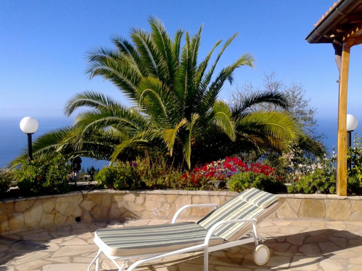 Feriendomizil Finca Tijarafe Mit Beheiztem, Abdeckbarem Pool Esterno foto