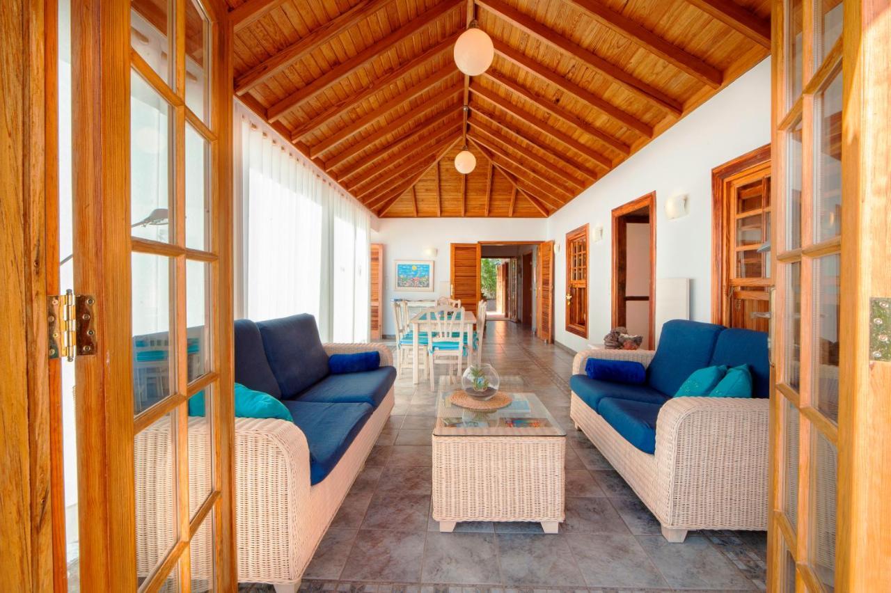 Feriendomizil Finca Tijarafe Mit Beheiztem, Abdeckbarem Pool Esterno foto