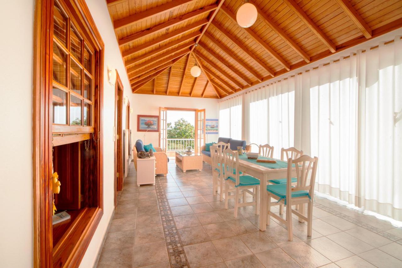 Feriendomizil Finca Tijarafe Mit Beheiztem, Abdeckbarem Pool Esterno foto