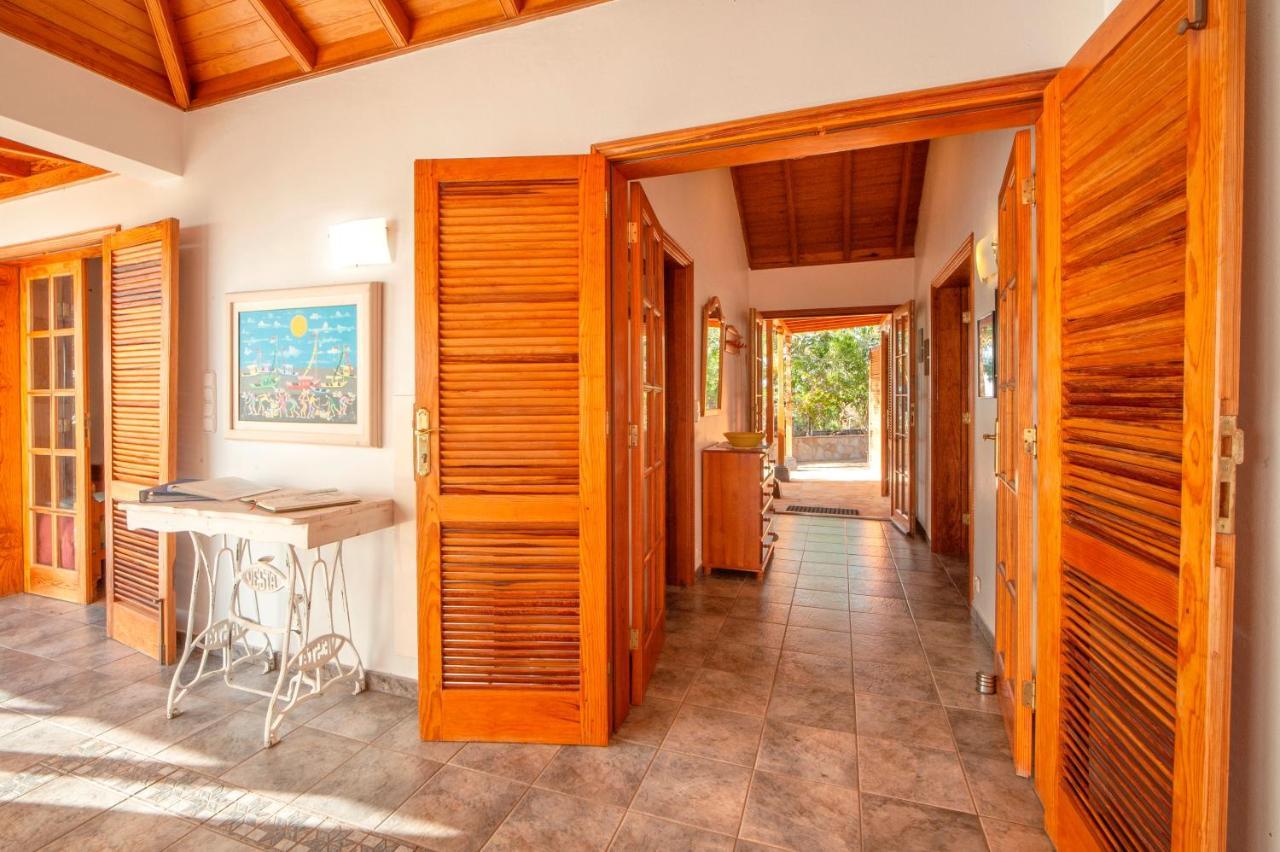 Feriendomizil Finca Tijarafe Mit Beheiztem, Abdeckbarem Pool Esterno foto
