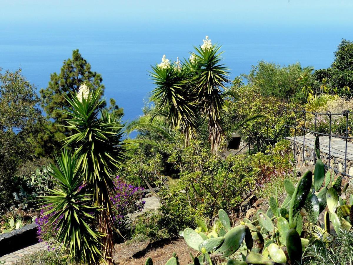 Feriendomizil Finca Tijarafe Mit Beheiztem, Abdeckbarem Pool Esterno foto