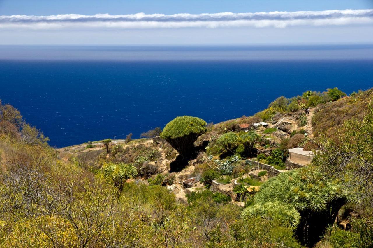 Feriendomizil Finca Tijarafe Mit Beheiztem, Abdeckbarem Pool Esterno foto