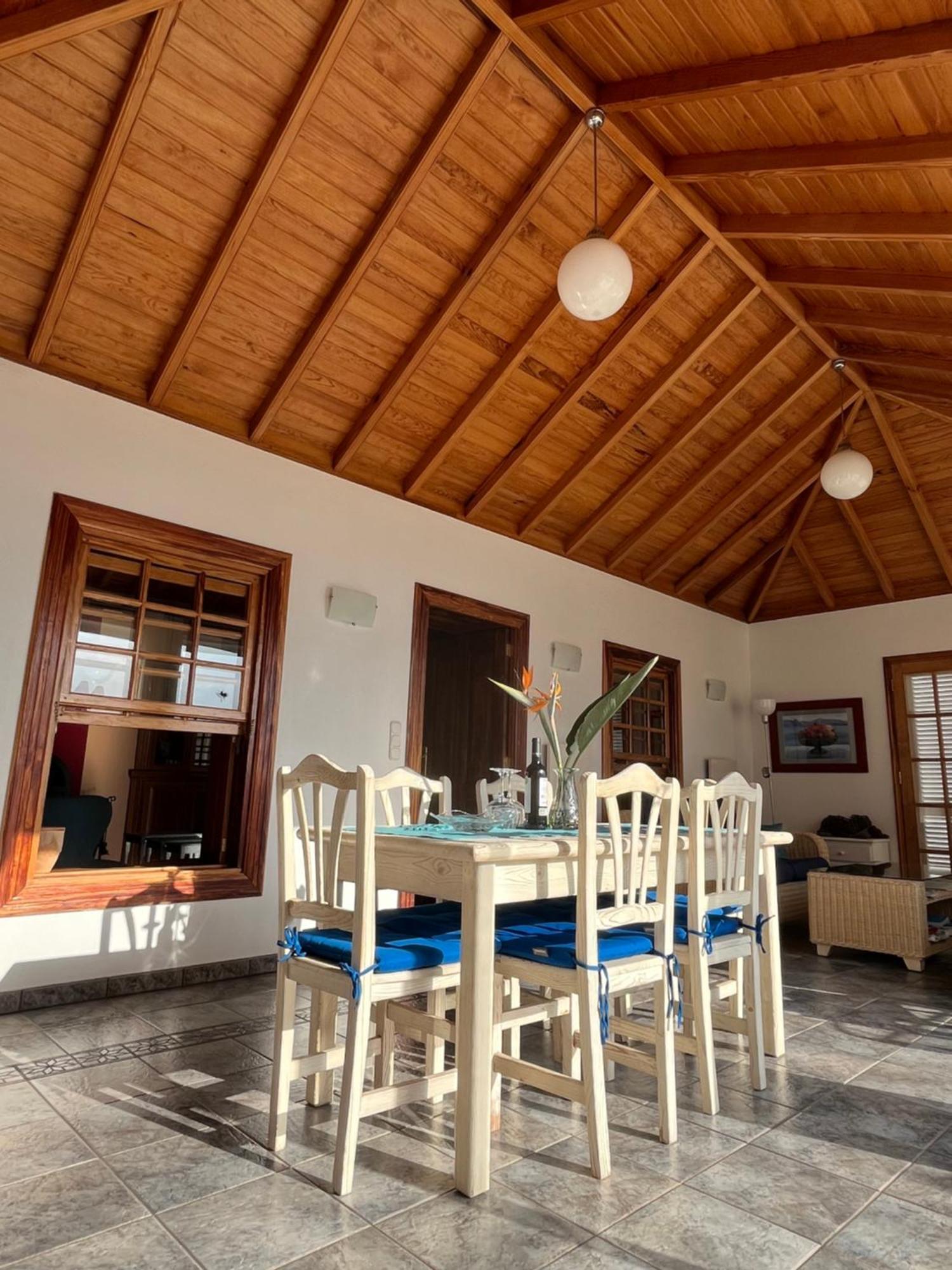 Feriendomizil Finca Tijarafe Mit Beheiztem, Abdeckbarem Pool Esterno foto