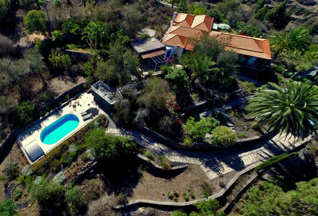 Feriendomizil Finca Tijarafe Mit Beheiztem, Abdeckbarem Pool Esterno foto