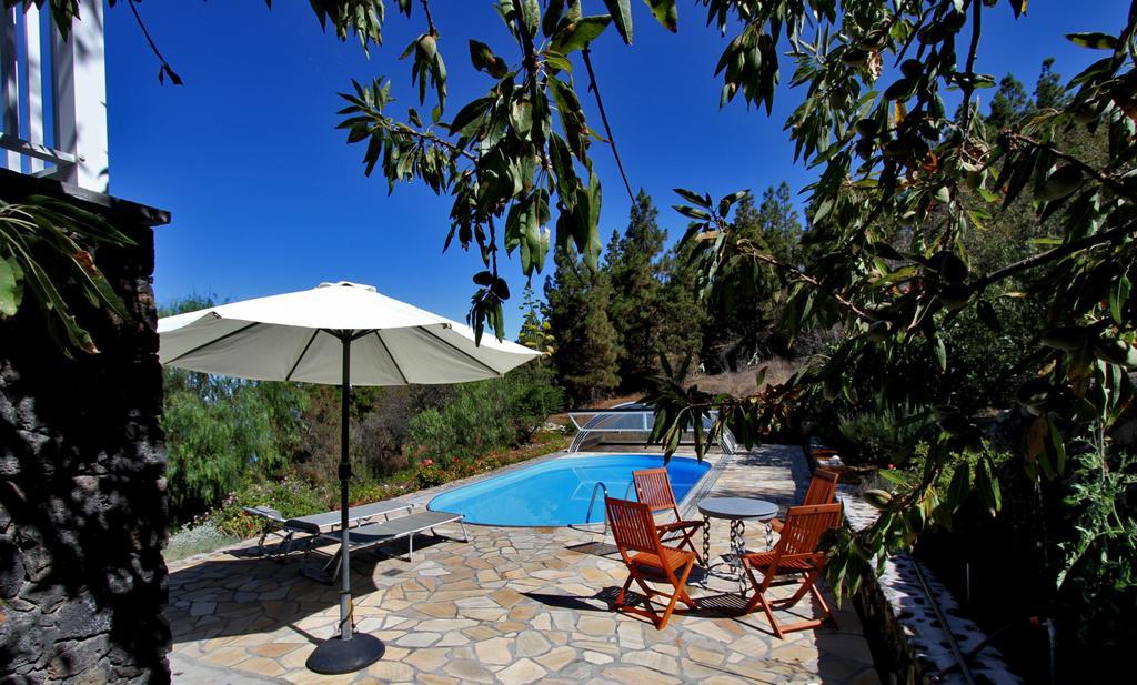 Feriendomizil Finca Tijarafe Mit Beheiztem, Abdeckbarem Pool Esterno foto