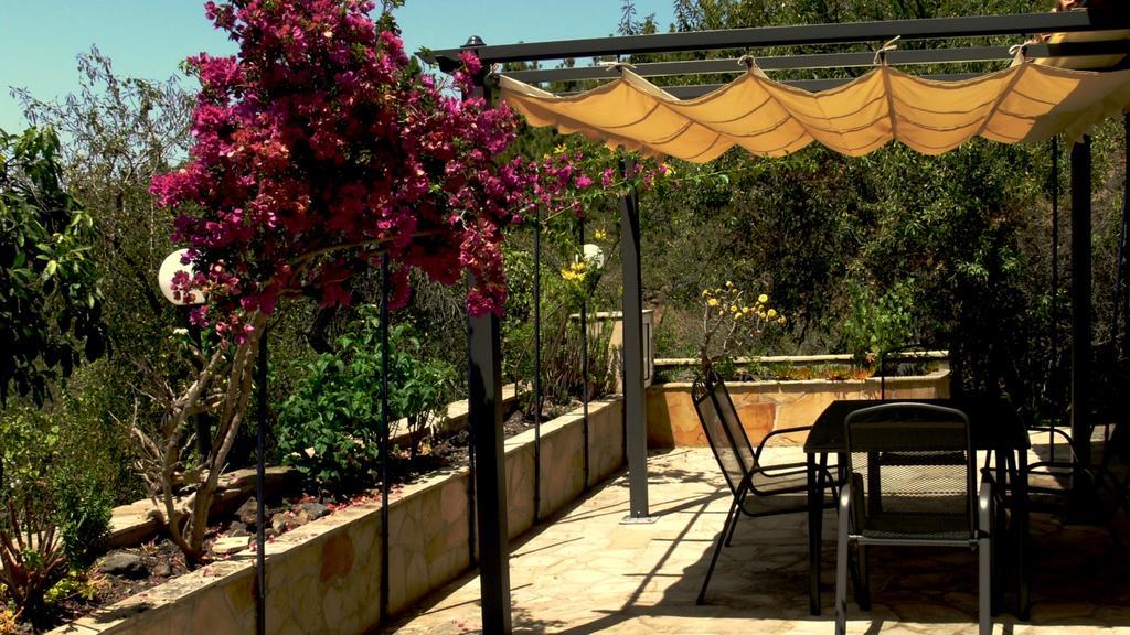Feriendomizil Finca Tijarafe Mit Beheiztem, Abdeckbarem Pool Esterno foto